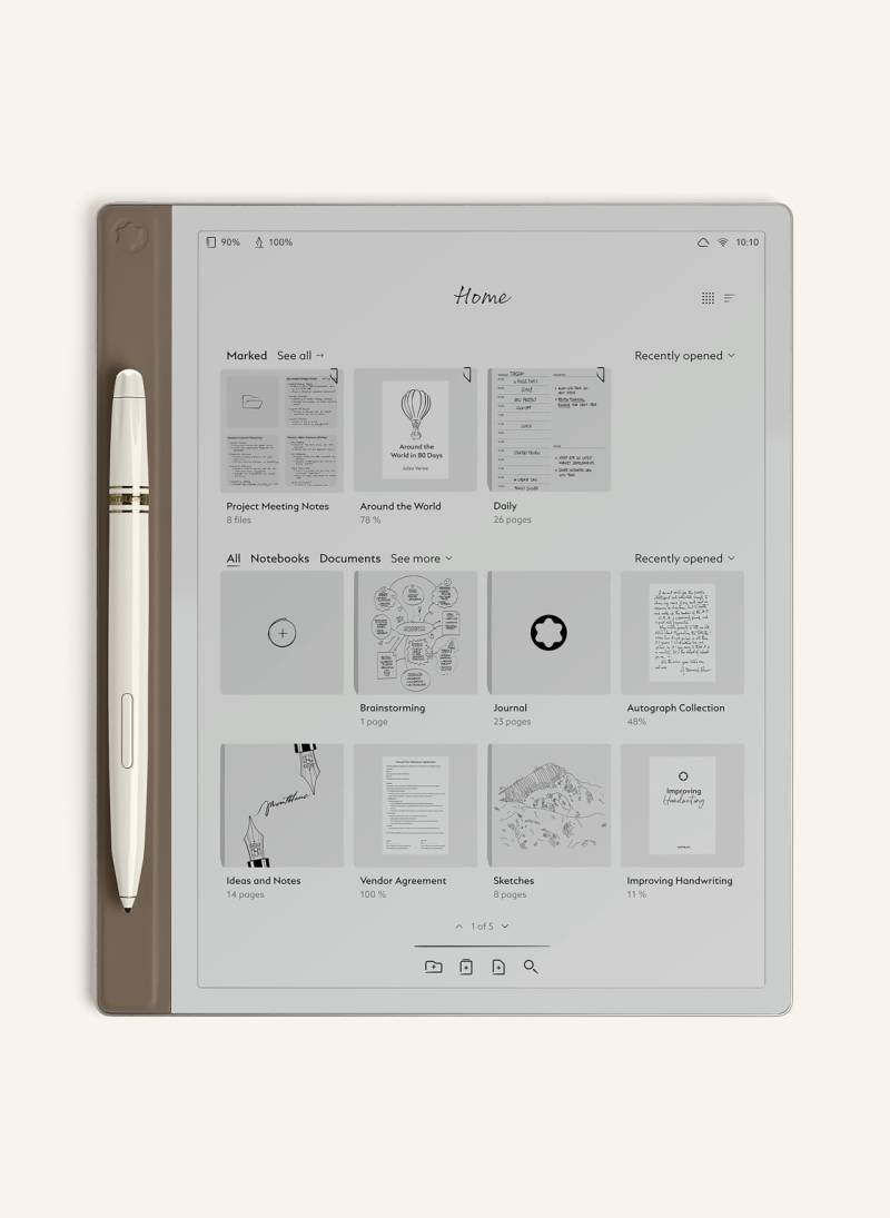 Montblanc Tablet Digital Paper gold von Montblanc