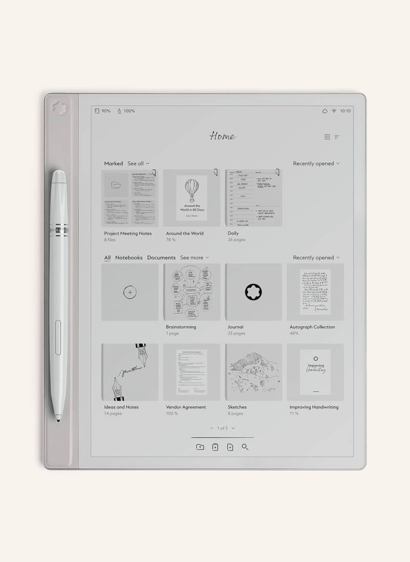 Montblanc Tablet Digital Paper silber von Montblanc