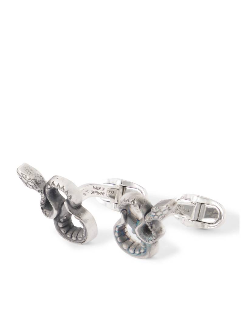 Montblanc - The Legend Of The Zodiac Stainless Steel Cufflinks - Men - Silver Montblanc - The Legend Of The Zodiac Stainless Steel Cufflinks - Men - Silver von Montblanc