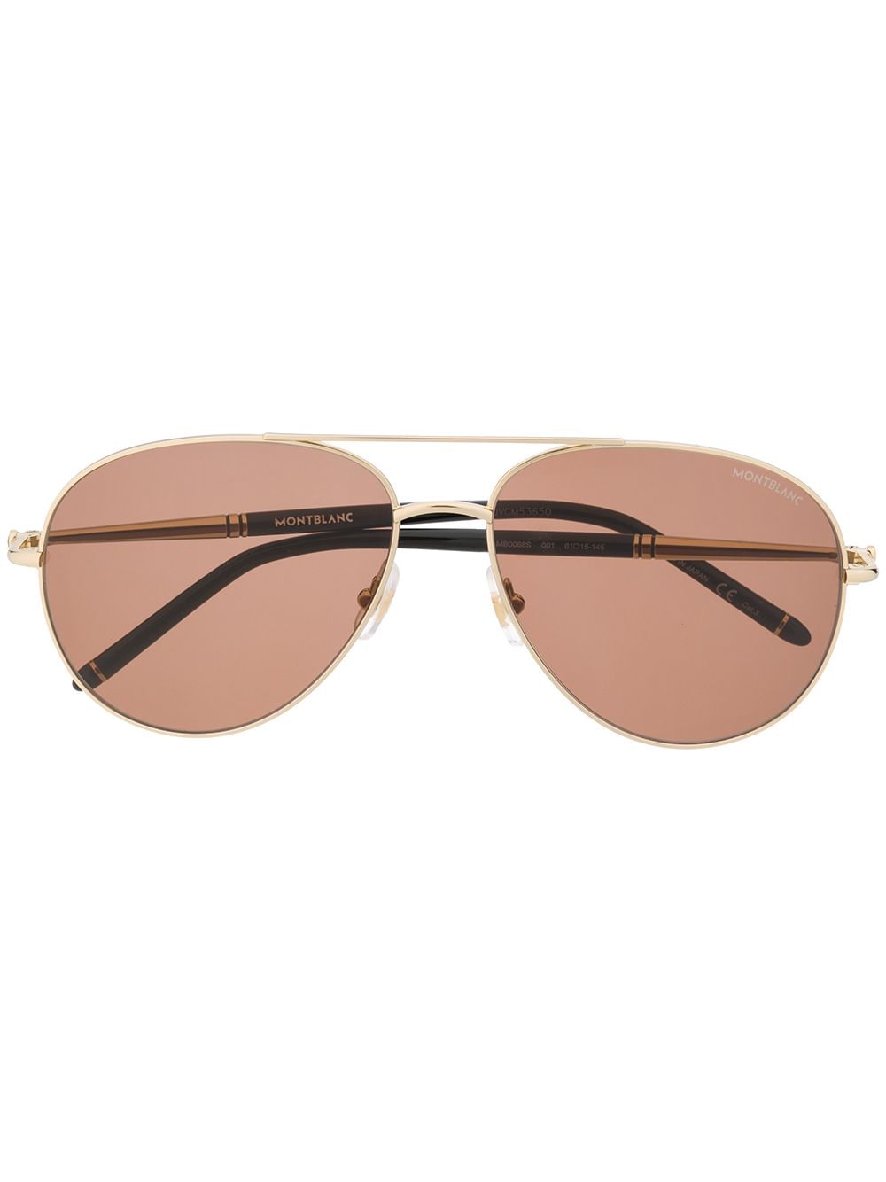 Montblanc Getönte Pilotenbrille - Gold von Montblanc