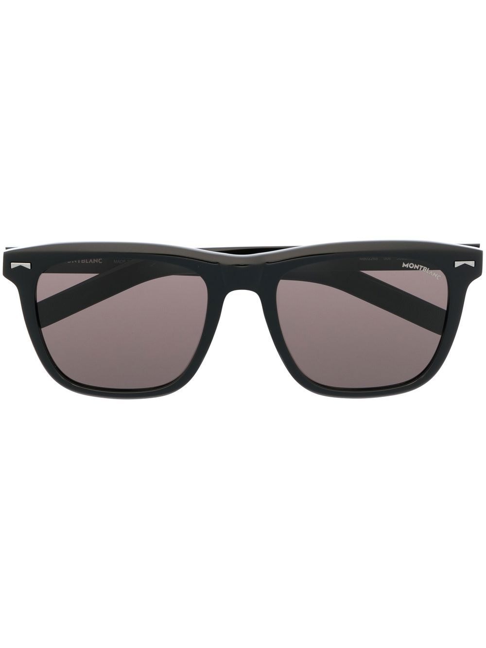 Montblanc Sonnenbrille mit eckigem Gestell - Schwarz von Montblanc