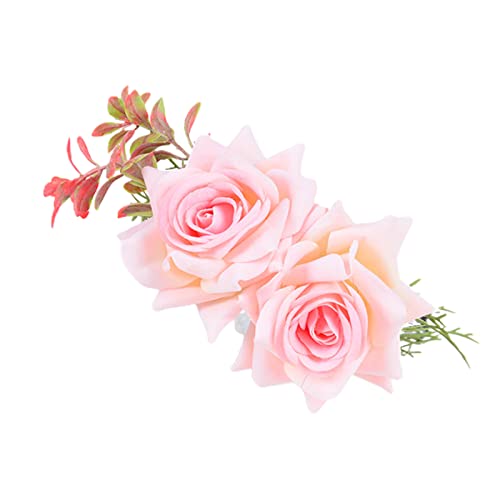 Elegante Kunstblumen-Stirnbänder mit Blattdekor, Stirnbänder für Frauen, Hochzeitsfeier, bunte Blume für Hochzeit, Mädchen, Blume für Mädchen, zum Fotografieren von Montesy