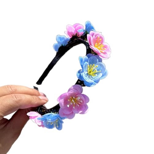 Elegantes Blumen-Haarband, realistisches Blumen-Stirnband für Mädchen, trendiges Modell, Show, Aufführungen, Hochzeit, Party, Schmuck, Blumen-Haarbänder für Frauen, Blumen-Stirnband für Mädchen, von Montesy