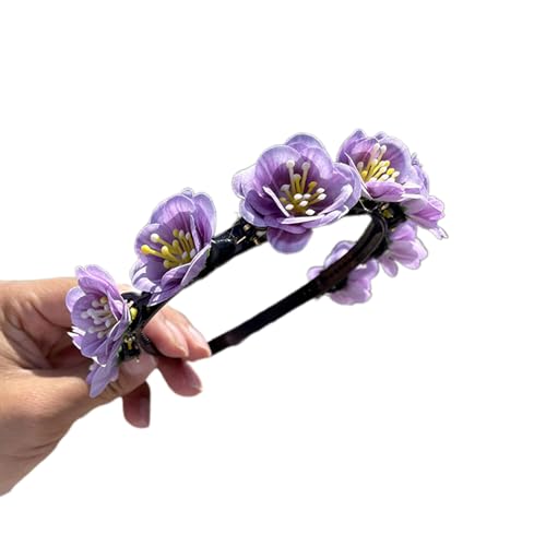 Elegantes Blumen-Haarband, realistisches Blumen-Stirnband für Mädchen, trendiges Modell, Show, Aufführungen, Hochzeit, Party, Schmuck, Blumen-Haarbänder für Frauen, Blumen-Stirnband für Mädchen, von Montesy