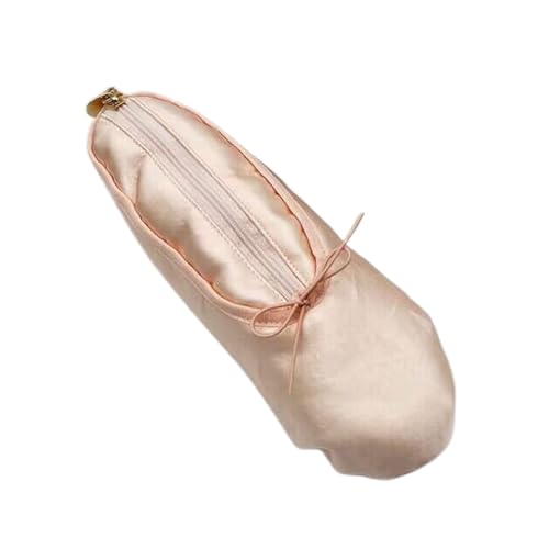 Federmäppchen für Ballettschuhe, multifunktional, Kosmetik-Organizer, Satin-Material, perfekt für Schule, Büro, Reisen, kreative Make-up-Tasche, Wie abgebildet. von Montesy