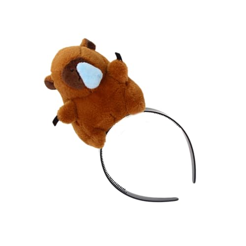 Festliche Capybara-Stirnbänder für Party, Kopfbedeckung für Musikfestivals, Foto-Requisiten für Mädchen, Fotografie, Cartoon-Make-up-Stirnbänder von Montesy