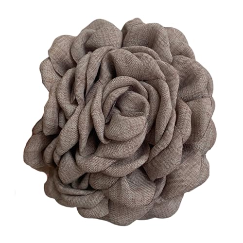 Haarklammer für Prinzessin, Kamelie, 3D-Rose, Haarspangen, Blumenschmuck, Haarnadel, Rosenverzierung, Haarklammer für Damen von Montesy