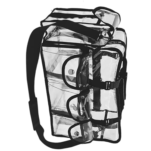 Kosmetiktasche für Damen, große Make-up-Tasche, Reise-Kulturbeutel, Strandtasche, PVC, transparent, Kosmetik-Organizer, Kosmetiktasche, große Kapazität, Kulturbeutel, Kosmetik-Organizer, Strandtasche, von Montesy