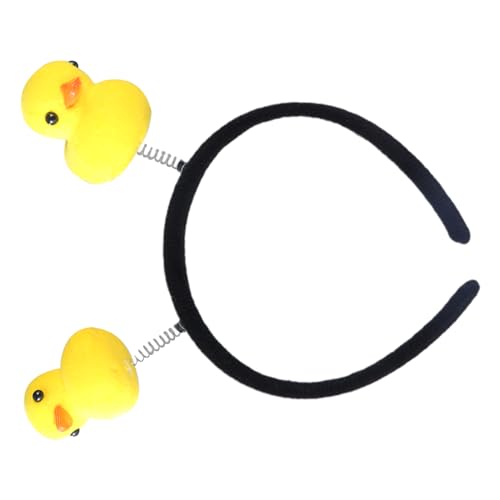 Lustiges kleines Enten-Haarband, bequeme Gesichtsrequisiten, weiche Bühnenauftritte, Stirnband, einzigartiges Haar-Accessoire für Frauen, kleine gelbe Ente von Montesy