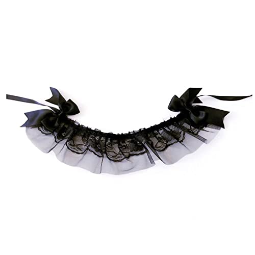 Modisches Haarband, Gothic-Blume, Haarnadel, schwarzes Haarband für Kopfreifen, Kopfschmuck, passend für Straßenschuh-Haarreifen von Montesy