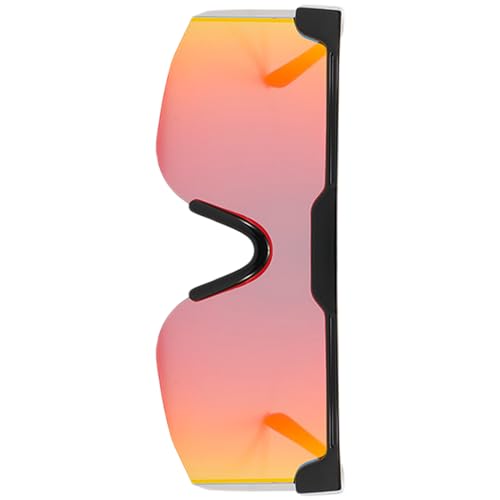 Montesy Bunte Sport-Sonnenbrille für Erwachsene, übergroße Brille, Sportbrille zum Laufen, Radfahren, Outdoor-Aktivitäten, leichte Sonnenbrille, merhfarbig von Montesy