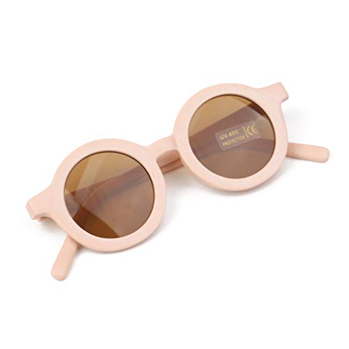 Montesy Modische Baby-Sonnenbrille für Kinder, beliebte Kleinkinder-Rahmen, Urlaub, Outdoor, Kinder, niedliche Foto-Requisiten, übergroße Sonnenbrille für Damen, rose von Montesy