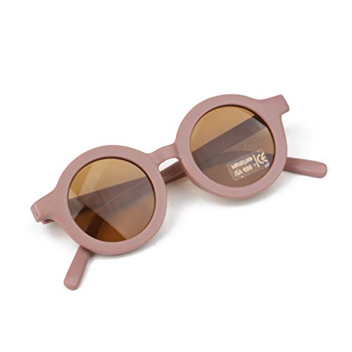 Montesy Modische Baby-Sonnenbrille für Kinder, beliebte Kleinkinder-Rahmen, Urlaub, Outdoor, Kinder, niedliche Foto-Requisiten, übergroße Sonnenbrille für Damen, violett von Montesy