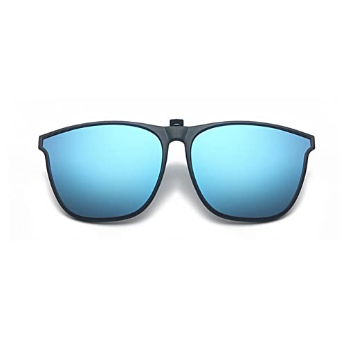 Montesy Polarisierte Sonnenbrille, zum Anklippen, Unisex, zum Anklippen, für Nachtsicht, Herren-Sonnenbrille, Clip-On-Brille für Damen, eisblau von Montesy
