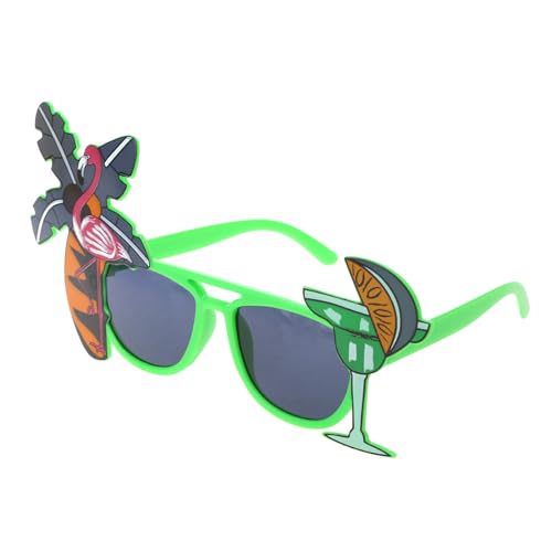 Montesy Strand-Sonnenbrille, Partyzubehör, Flamingo-Partybrille, Party-Sonnenbrille, Strandbrille, lustige Brille, Fotobrille, Strandbrille für Damen von Montesy