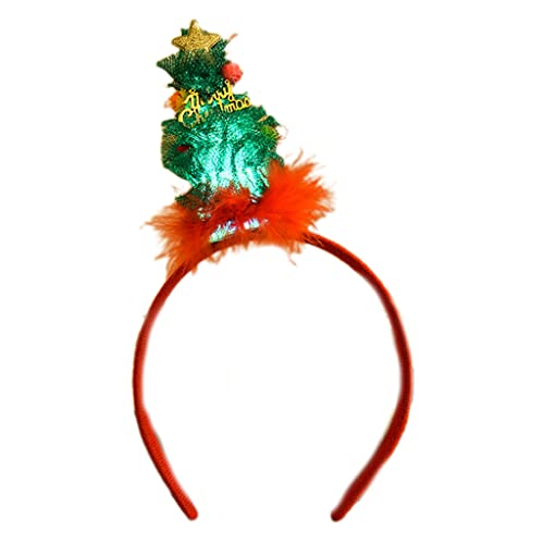 Niedliche Weihnachtsbäume, Haarreifen für Damen, Make-up für Stirnband, zum Waschen des Gesichts, Festivals, Haar-Accessoires, Gesichtswäsche für Frauen und Mädchen, Gesichts-Stirnband mit von Montesy