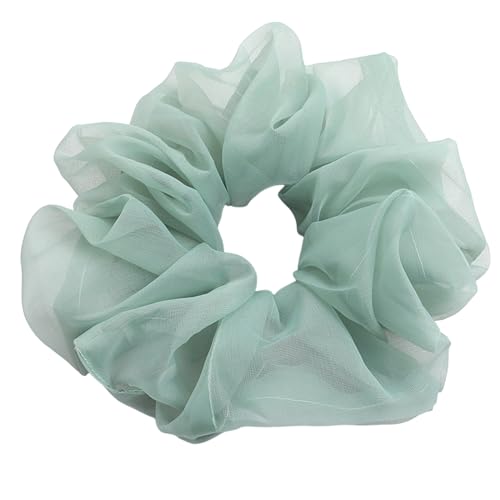 Organza Scrunchies Haargummis Scrunchie Elastische Haarbänder Seil für Frauen Mädchen Haargummis für Damen Haarseide von Montesy