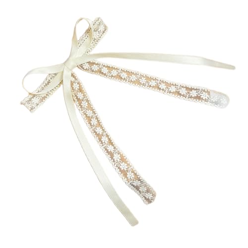 Ribbon Elegante 2000er Jahre Seitenclip Haarspange Aufwändige Große Schleife Balletcore Haarschleifen für Frauen Clip von Montesy