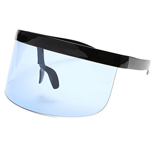 Sonnenbrille für Damen und Herren, UV-Schutz, Spiegel für Sonnenbrille, Sonnenschutz, rechteckige Sonnenbrille für Herren, rot von Montesy
