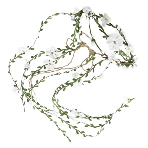 Stilvolles Blumen-Haar-Accessoire, handgefertigtes Stirnband, Ranken-Haarband, Rattan-Blumenkopfschmuck für Damen und Mädchen von Montesy