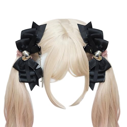 Süße süße Mädchen-Haarspange mit dunklem Band, Kreuz, Gothic-Stil, Y2K-Stil, Haarschmuck für Mädchen, Haarspangen für Kinder von Montesy