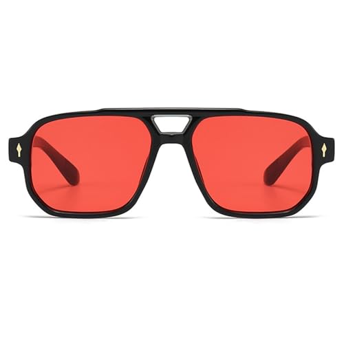 Trendige rechteckige Sonnenbrille für Teenager, Mädchen, rechteckige Gläser, lustig, für Erwachsene, Karneval, Nachtclub, Strand, Ausflüge, Dekoration, Erwachsenen-Sonnenbrille, lustige Sonnenbrille, von Montesy
