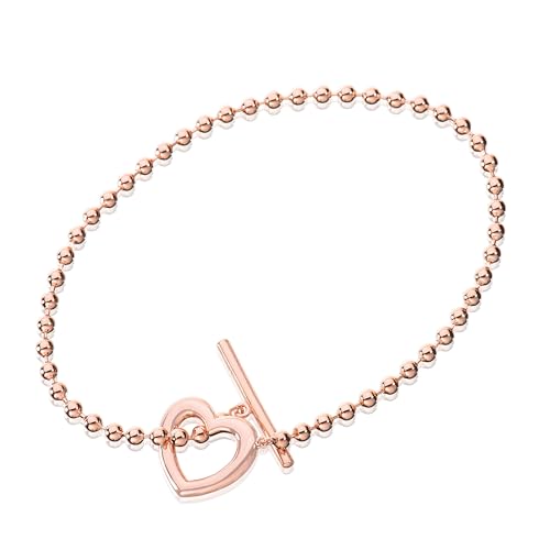 Monteverdi Damen-Armband 18,5cm Karabinerverschluss Herzanhänger 925 Sterling Silber rhodiniert 1VNAMONJ-BR-0118 von Monteverdi