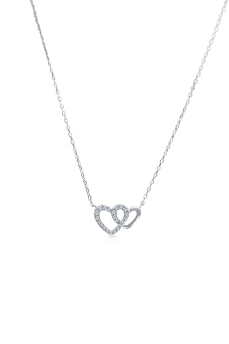 Monteverdi Damen-Collier aus 925 Sterling Silber mit Zirkonia rhodiniert Länge 45cm MONJ-NL0302 von Monteverdi