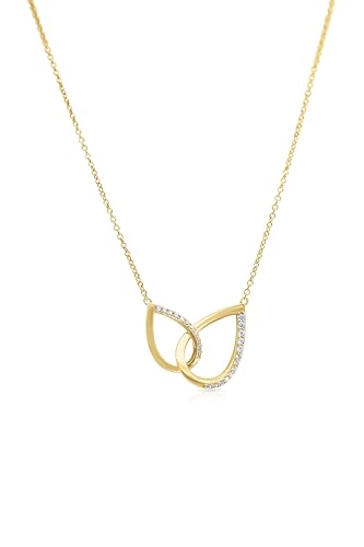 Monteverdi Damen-Collier aus 925 Sterling Silber mit Zirkonia rhodiniert Länge 45cm MONJ-NL0316 von Monteverdi