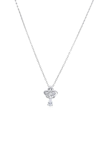 Monteverdi Damen-Collier aus 925 Sterling Silber mit Zirkonia rhodiniert Länge 45cm MONJ-NL0327 von Monteverdi