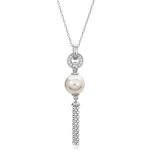 Monteverdi Damen-Halskette Perlenanhänger 45cm 925 Sterling Silber rhodiniert 2VNAMONJ-NL-0091 Monteverdi Damen-Halskette Perlenanhänger 45cm 925 Sterling Silber rhodiniert 2VNAMONJ-NL-0091 von Monteverdi