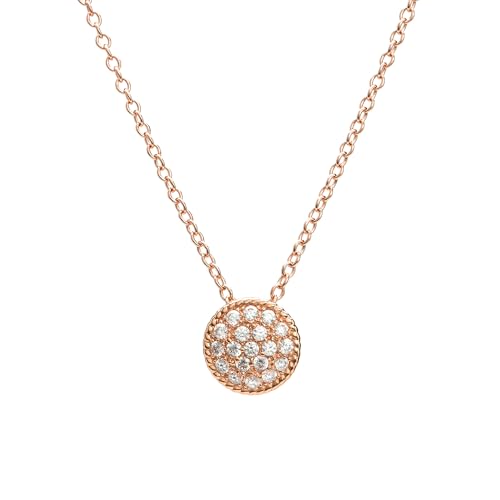 Monteverdi Damen-Halskette runder Anhänger 45cm 925 Sterling Silber rhodiniert 2VNAMONJ-NL-0080 von Monteverdi