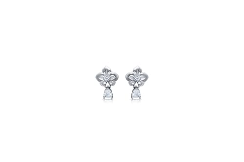 Monteverdi Damen-Ohrringe Stecker Zirkonia rhodiniert 925er Sterling Silber 12,0mm MONJ-ER0326 von Monteverdi