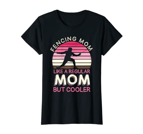 Damen Fechten Mama wie eine normale Mutter, aber cooler Muttertag T-Shirt Damen Fechten Mama wie eine normale Mutter, aber cooler Muttertag T-Shirt von Monthers Day Sport Apparel