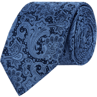 Monti Seidenkrawatte mit Paisley-Muster in Blau, Größe One Size von Monti