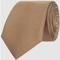 Monti Krawatte aus reiner Seide (6 cm) in Camel, Größe One Size von Monti