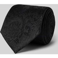 Monti Seidenkrawatte mit Paisley-Muster in Black, Größe One Size von Monti