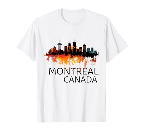 Montreal Kanada Souvenir Urlaub Reise Männer Frauen Erinnerung T-Shirt von Montreal Canada Reminder Souvenir