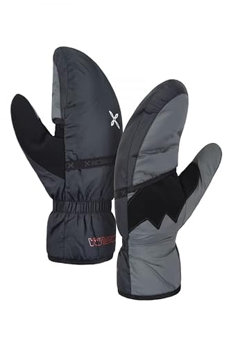 MONTURA FINGER-OUT MITTEN Unisex-Handschuh in Primaloft - Schwarz, Schwarz , XL von Montura