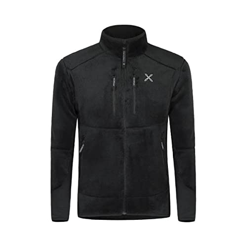 MONTURA - Herren-Trikot Full Zip Polartec Nordic Fleece - Schwarz, Schwarz - 90, M von Montura