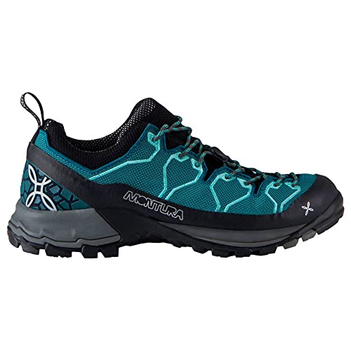 MONTURA YARU Air Damen Grau und Rosa Trekkingschuhe Vibram, Ice Blue Schwarz, 40.5 EU von MONTURA