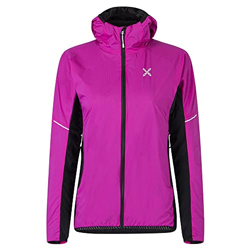 MONTURA eiger light jkt winddichte jacke damen mjak61w 0790 windstopper leicht und durchscheinend geeignet zum wandern und klettern, violett, XS von Montura