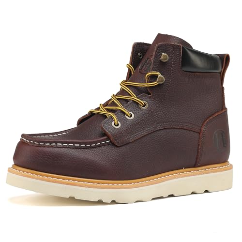 Montwell Herren Arbeitsstiefel, rutschfest, weich, wasserabweisend, Moc Toe, A305, 41.5 EU Montwell Herren Arbeitsstiefel, rutschfest, weich, wasserabweisend, Moc Toe, A305, 41.5 EU von Montwell