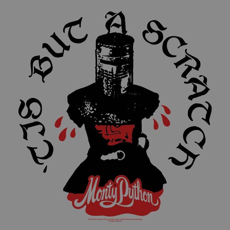 Monty Python Black Night Scratch T-Shirt grau in L von Monty Python