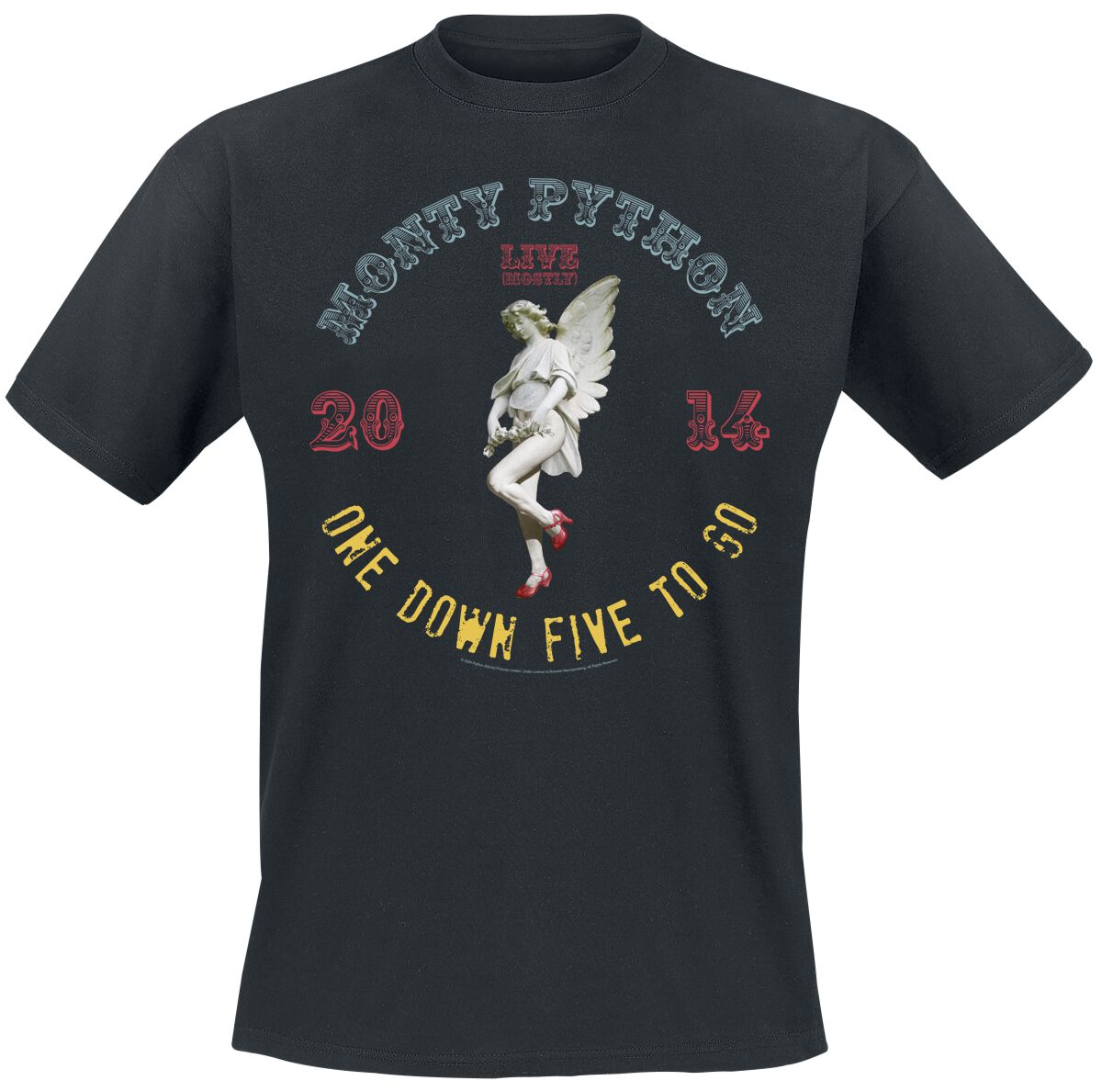 Monty Python Live Angel T-Shirt schwarz in XXL Monty Python Live Angel T-Shirt schwarz in XXL von Monty Python