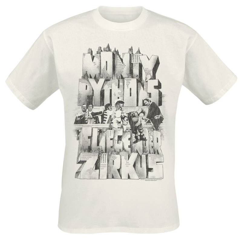 Monty Python T-Shirt - Fliegender Zirkus - M bis 3XL - für Männer - Größe XXL - natur  - Lizenzierter Fanartikel von Monty Python