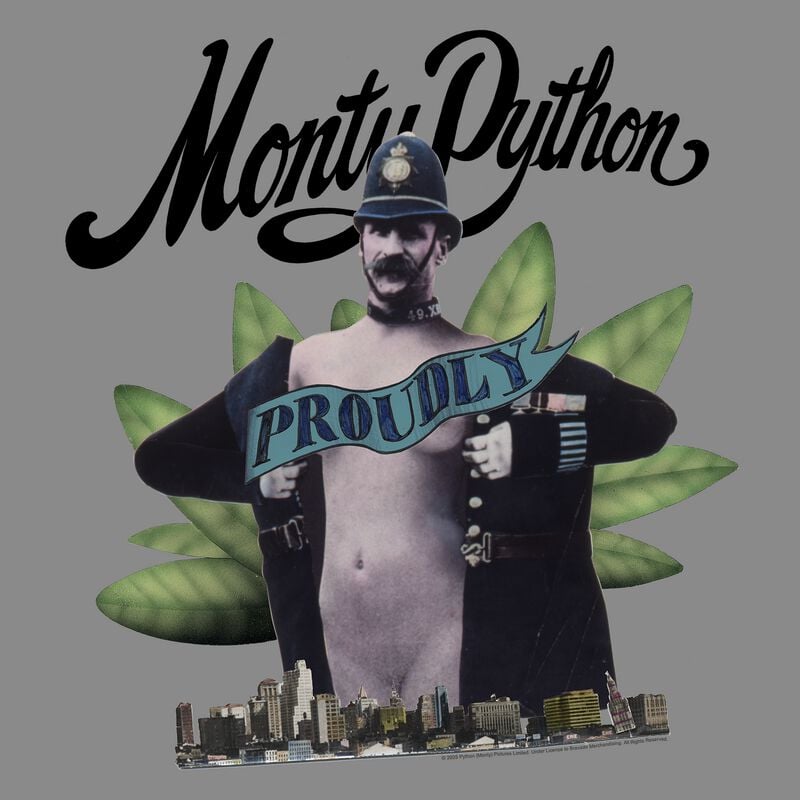 Monty Python T-Shirt - Proudly Collage - M bis L - für Männer - Größe M - grau - Lizenzierter Fanartikel Monty Python T-Shirt - Proudly Collage - M bis L - für Männer - Größe M - grau - Lizenzierter Fanartikel von Monty Python