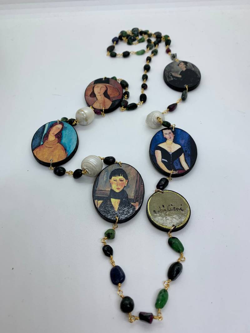 Modigliani-Halskette von MonybijouxStore