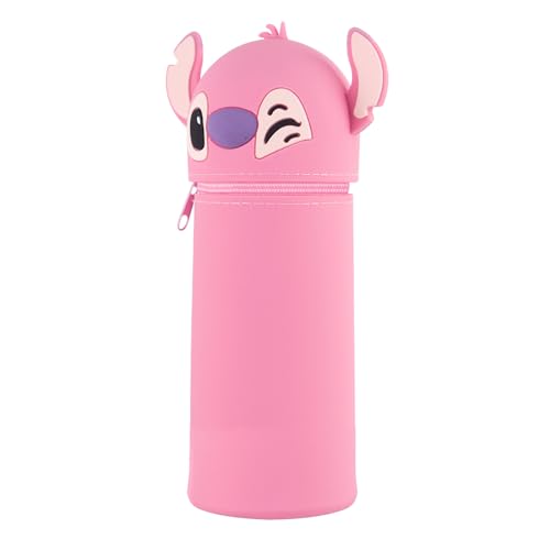 Moocuca Federmäppchen für Kinder – Blaues Silikon-Mäppchen mit Reißverschluss, ausziehbar & robust für Stifte, Schreibwaren & mehr, großzügiges Fassungsvermögen von Moocuca