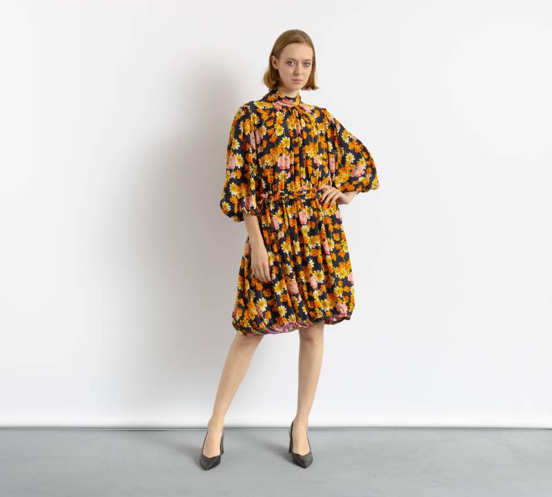 00Er Jahre Frau Preowned Joseph Floral Print Midi Kleid Größe 40 Small Medium von MoodGirlsUA
